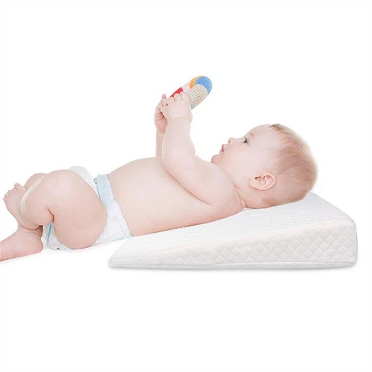 ALMOHADA MODERN BABY DORMIR BEBÉ RECIÉN NACIDO ANTI REFLUJO SUAVE RONDON ALGODÓN MULTICOLOR - 9