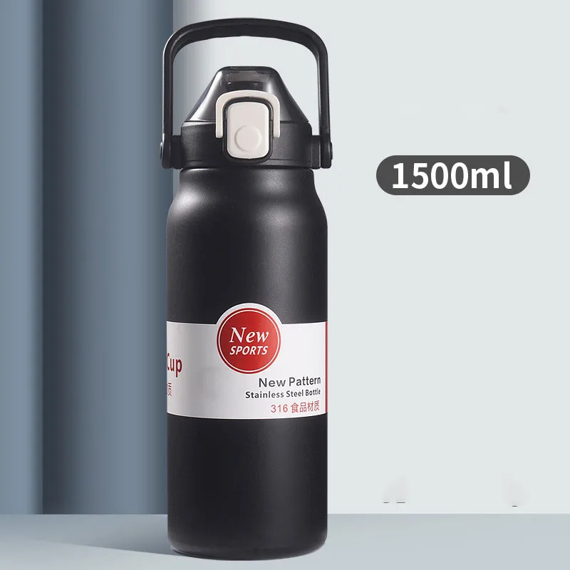 BOTELLA AGUA BEBE NIÑO DEPORTE ADECUADA PORTATIL RONDON - 5