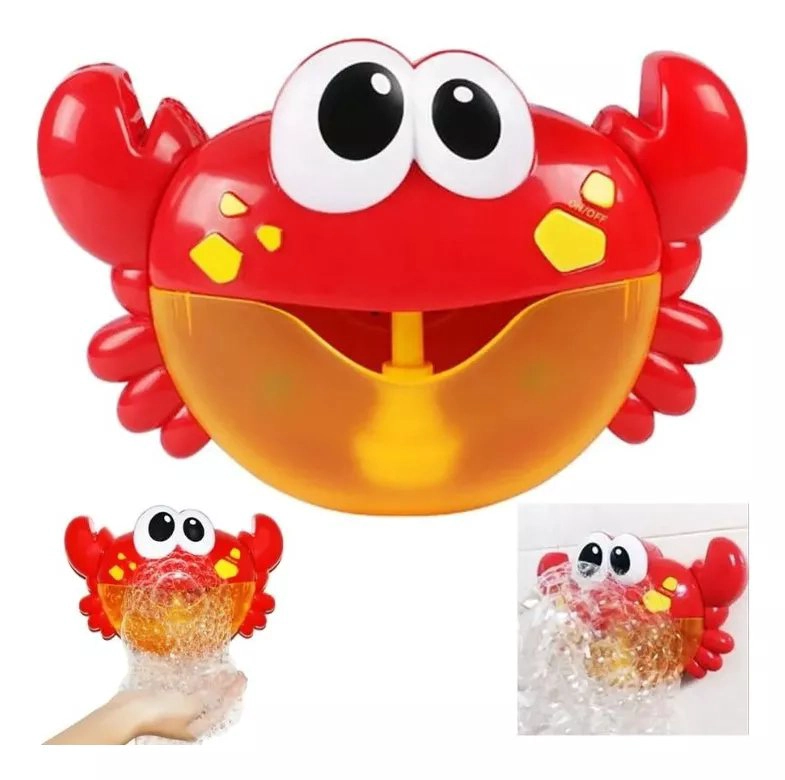 JUGUETES BAÑO BEBÉS NIÑOS CANGREJO BAÑERA BURBUJAS RONDON - 1
