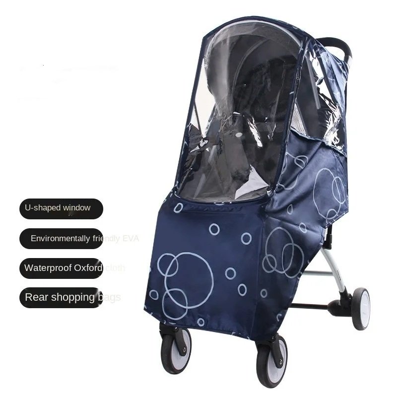 FUNDA LLUVIA COCHE BEBE UNIVERSAL IMPERMEABLE RONDON - 1
