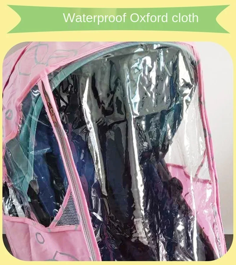 FUNDA LLUVIA COCHE BEBE UNIVERSAL IMPERMEABLE RONDON - 4