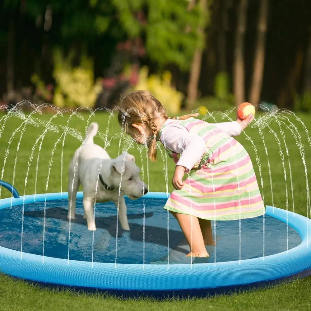 JUGUETE PERROS PISCINA COJN IMPERMEABLE RONDON HCC - 5