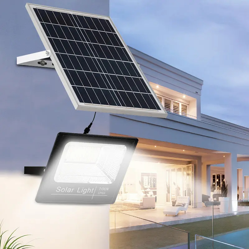 REFLECTOR SOLAR LUZ INUNDACIÓN AHORRO ENERGÍA JARDIN RONDON - 5