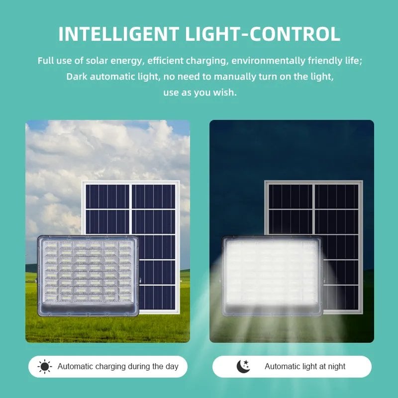 REFLECTOR LUCES INUNDACIÓN SOLAR IMPERMEABLE LED RONDON - 4