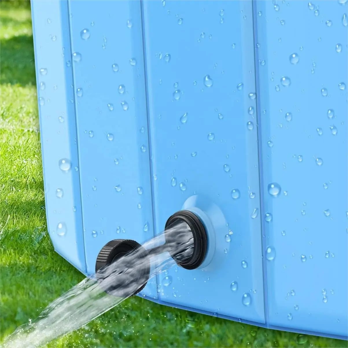 JUGUETE PERROS PISCINA PLEGABLE PORTATIL PVC RONDON HCC - 2