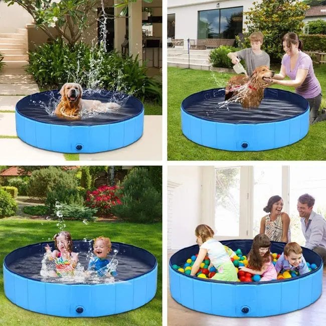 JUGUETE PERROS PISCINA PLEGABLE PORTATIL PVC RONDON HCC - 3