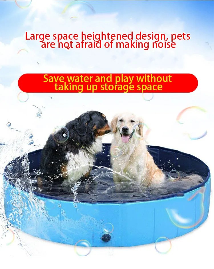 JUGUETE PERROS PISCINA PLEGABLE PORTATIL PVC RONDON HCC - 8