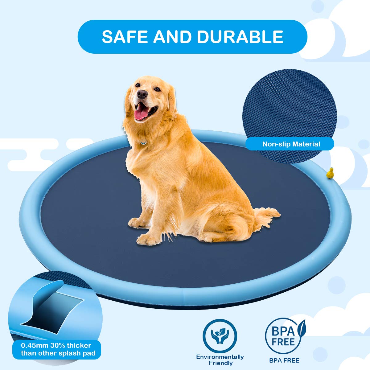 JUGUETE PERROS AGUA PATIO TRASERO VERANO RONDON HCC - 8