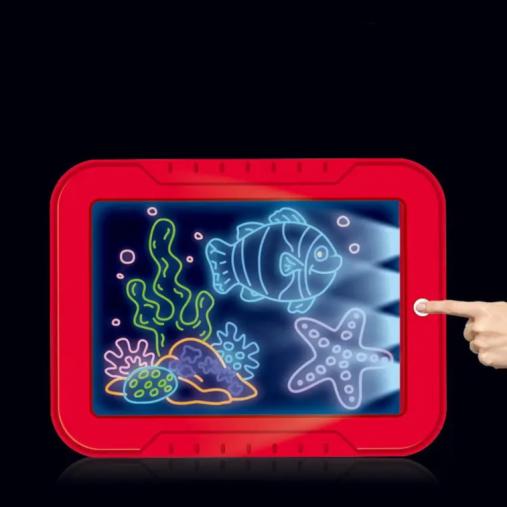 PIZARRA PALMERS MAGICA DIBUJO NEON MAGIC PAD NIÑO DIVERSION RONDON - 5