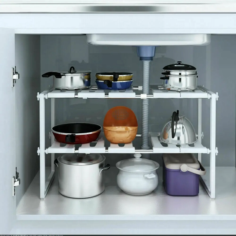 ORGANIZADOR ALMACENAMIENTO COCINA ESTANTE EXTENSIBLE RONDON - 3