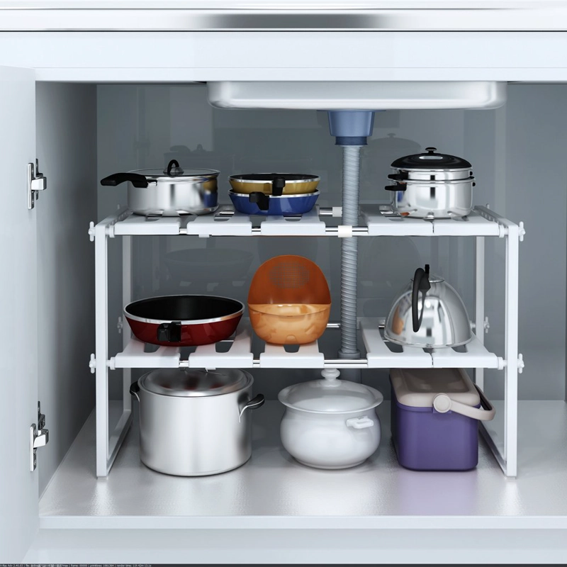 ORGANIZADOR ALMACENAMIENTO COCINA ESTANTE EXTENSIBLE RONDON - 7