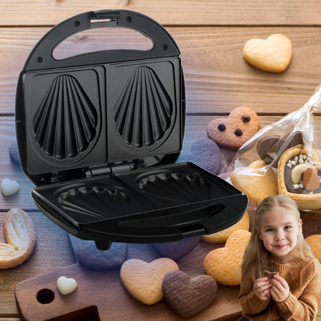 SANDWICHERA MAQUINA HACER MANDELINES WAFFLES COCINA RONDON - 2