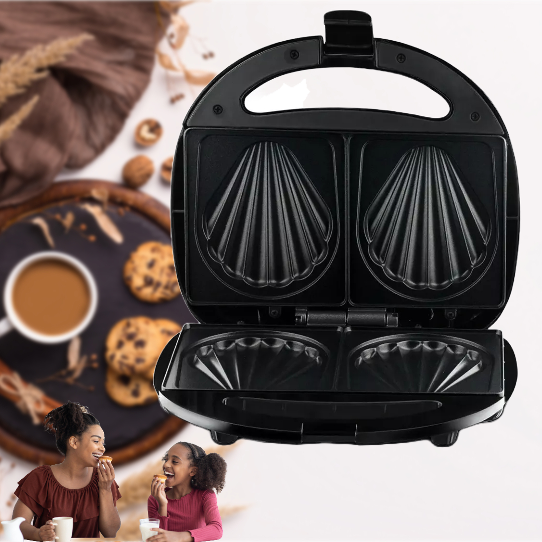SANDWICHERA MAQUINA HACER MANDELINES WAFFLES COCINA RONDON - 4