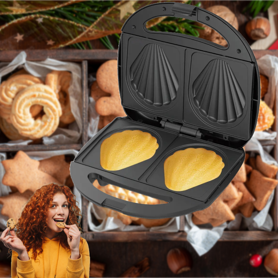 SANDWICHERA MAQUINA HACER MANDELINES WAFFLES COCINA RONDON - 6