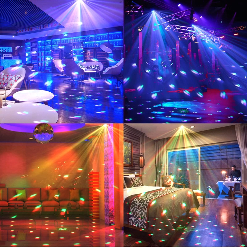 LUCES LED DJ MIXTO ESTRELLAS FLORES PROFESIONAL RONDON - 5