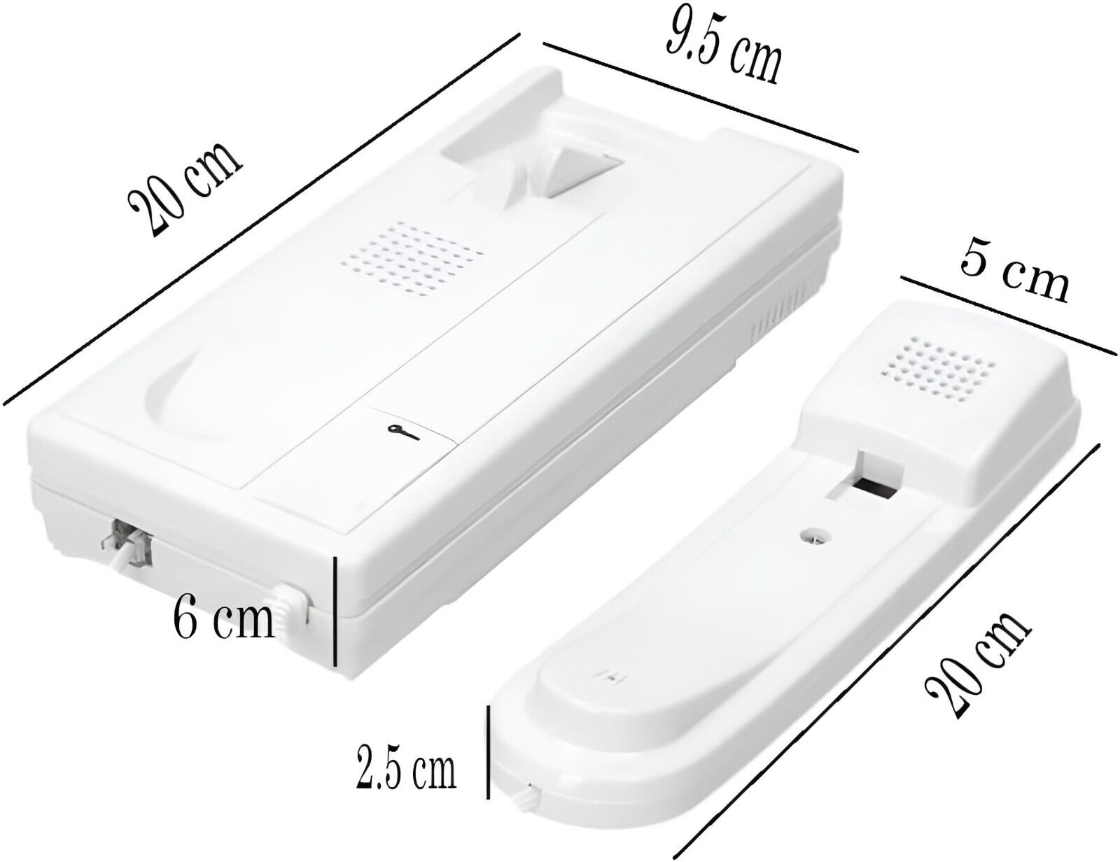 PORTERO 100FIT ELÉCTRICO TELÉFONO SEGURIDAD BOTÓN TIMBRE RONDON - 1