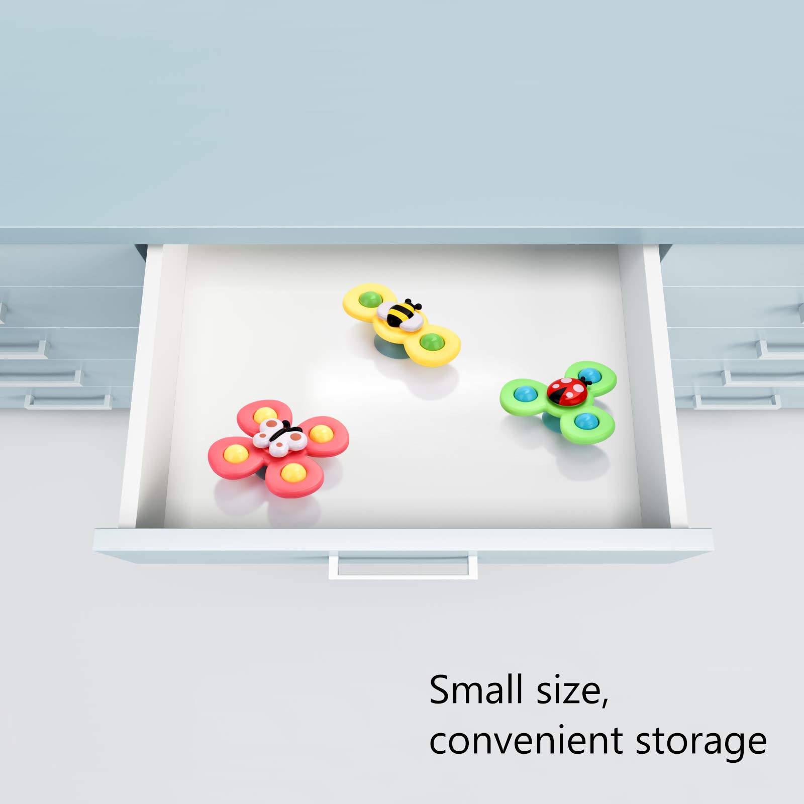 JUEGO JUGUETE BEBE BAÑO DIVERTIRSE MESA GIRATORIA RONDON - 9