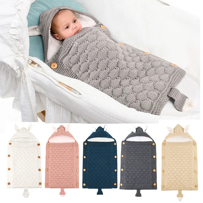 SACO DORMIR KXLY BEBÉ RECIÉN NACIDO INVIERNO MANTA GRUESA RONDON - 5