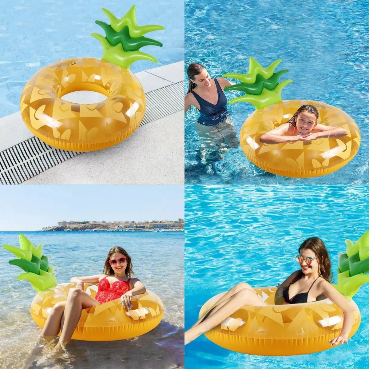 INFLABLE GENUINE TOYOTA NUEVO PISCINA FLOTADOR ADULTOS JUGUETES AGUA RONDON - 4