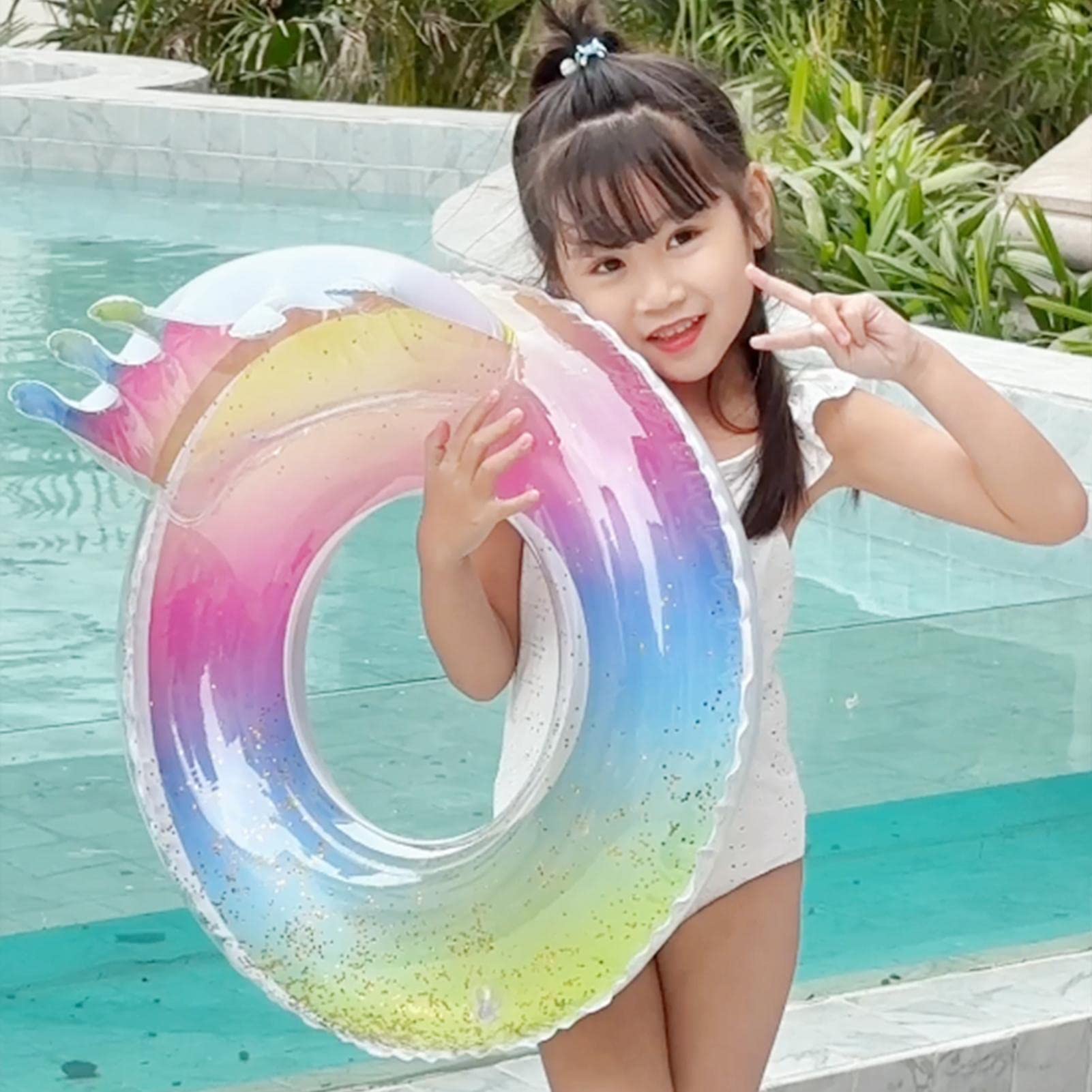 INFLABLE GENUINE TOYOTA NUEVO PISCINA FLOTADOR ANILLO NATACION SEGURIDAD RONDON - 6