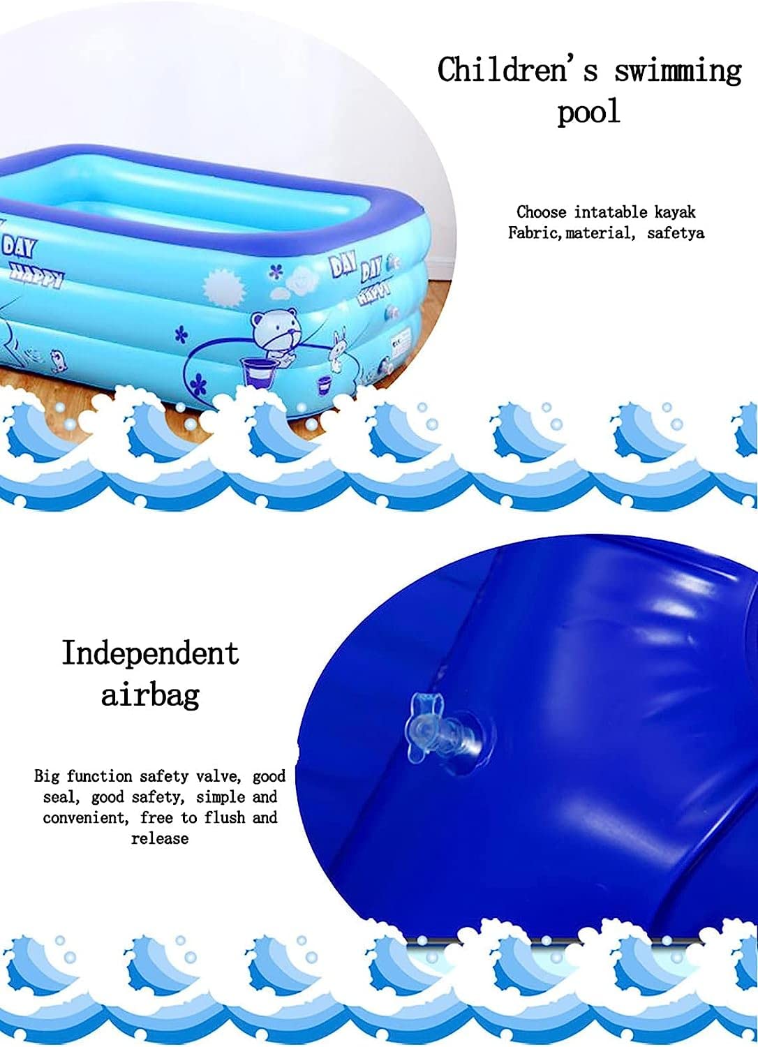 PISCINA INFLABLE GENUINE TOYOTA RECTANGULAR PLEGABLE JUEGOS AGUA RONDON - 7