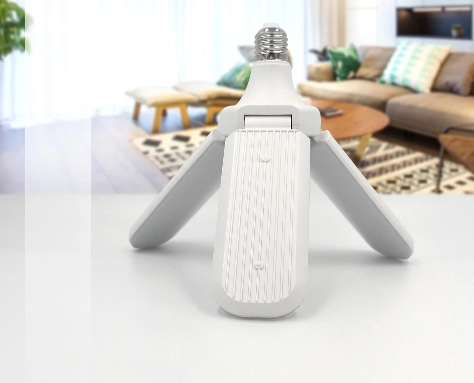 LÁMPARA TECHO HOJA VENTILADOR PLEGABLE AJUSTABLE RONDON - 8