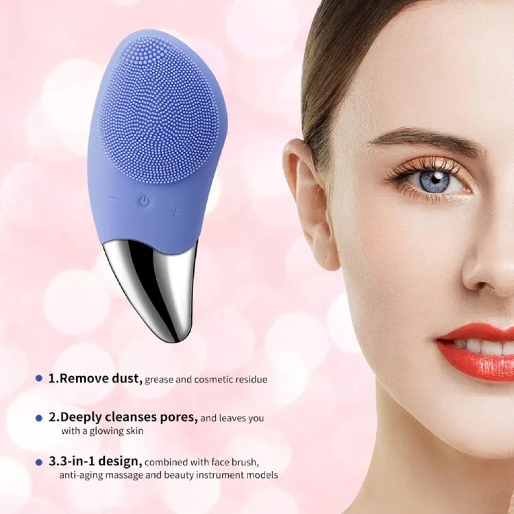 MASAJEADOR MANUAL PORTATIL ROSTRO BELLEZA LIMPIEZA RONDON - 2