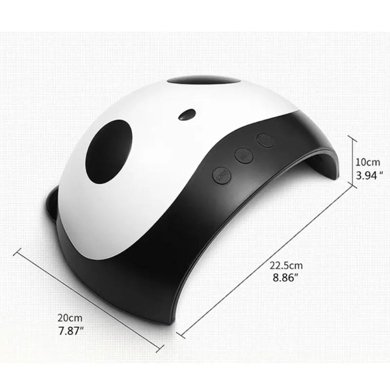 LÁMPARA LED LA EMILIANA PARA UÑAS UV PANDA LED BELLEZA RONDON - 8