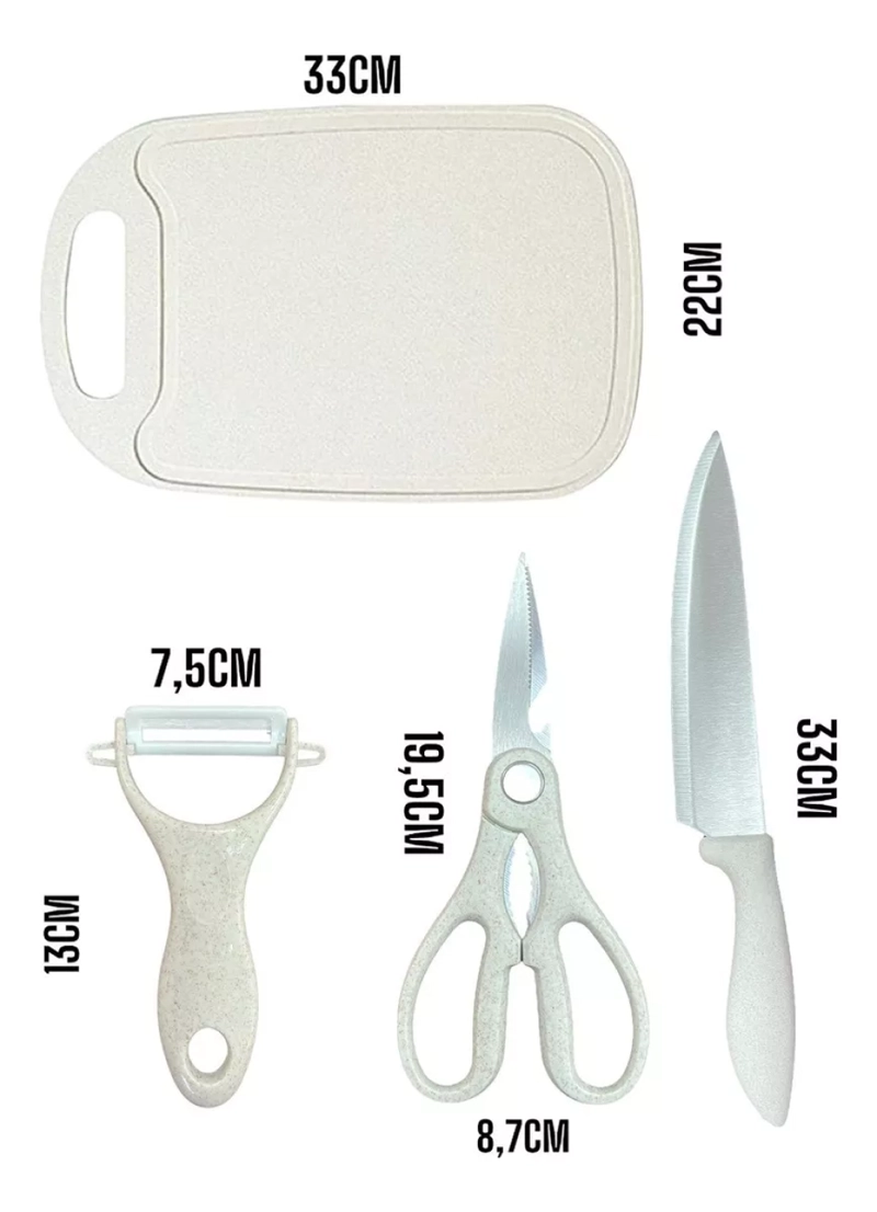 JUEGO UTENSILIOS COCINA BUENA CALIDAD COMODIDAD RONDON - 7