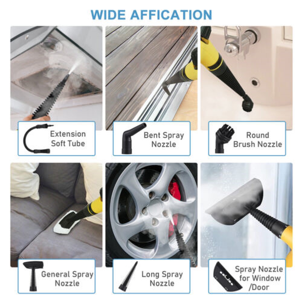 LIMPIADOR VAPOR ELÉCTRICO PAKEWAY ALTA PRESIÓN MULTIUSOS RONDON - 4