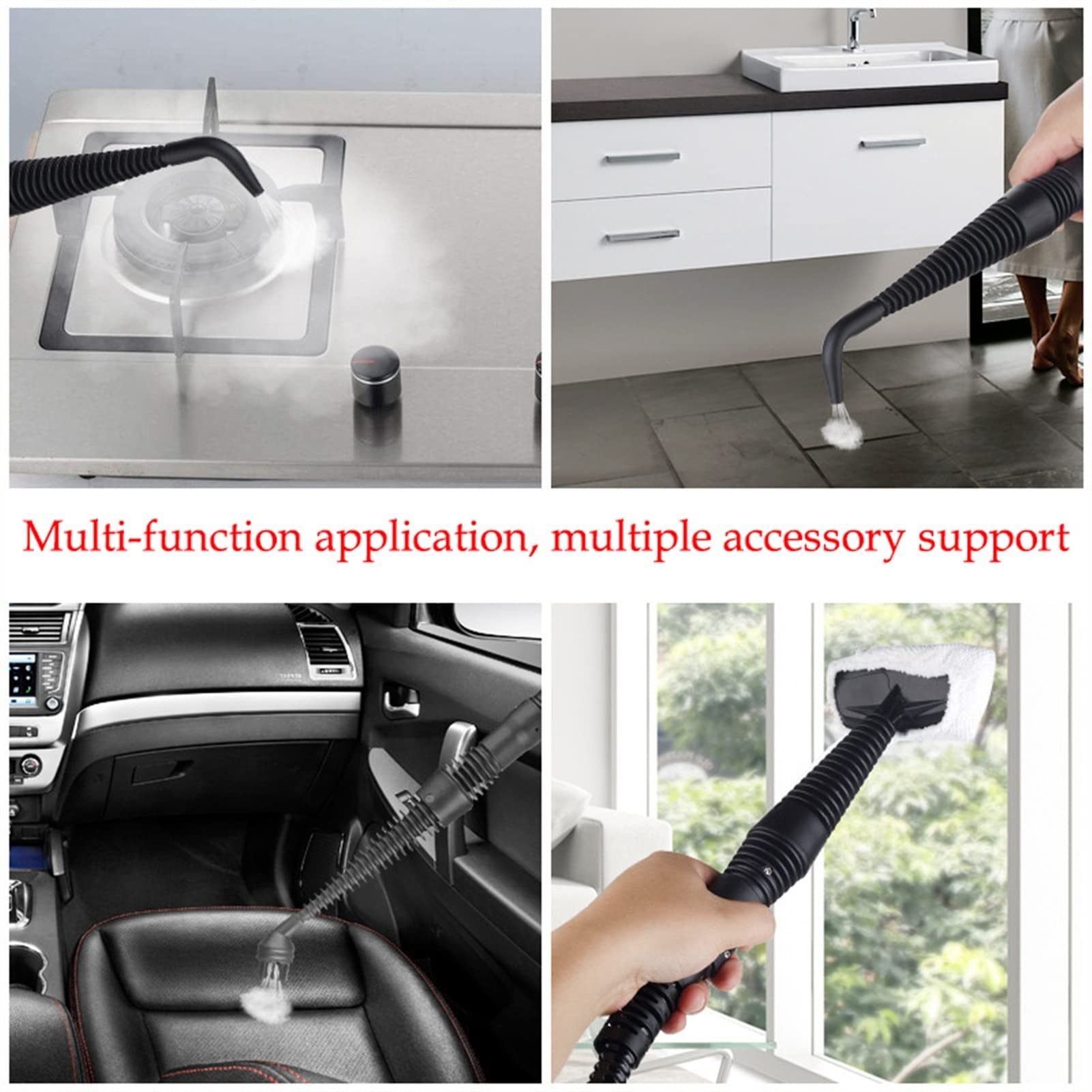LIMPIADOR VAPOR ELÉCTRICO PAKEWAY ALTA PRESIÓN MULTIUSOS RONDON - 7
