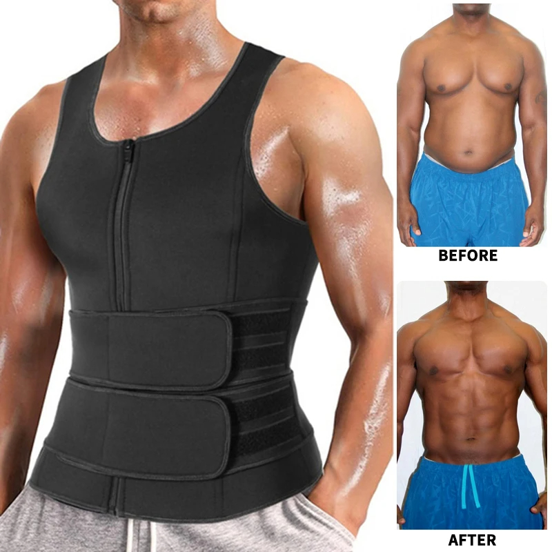 FAJA REDUCTORA MOLDEADOR HOMBRE BARRIGA FITNESS RONDON - 4