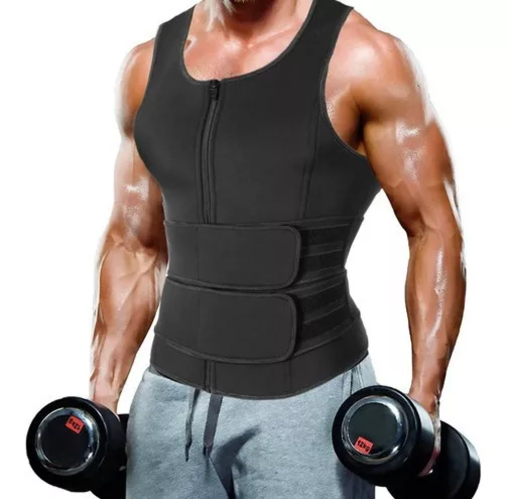 FAJA REDUCTORA MOLDEADOR HOMBRE BARRIGA FITNESS RONDON - 7