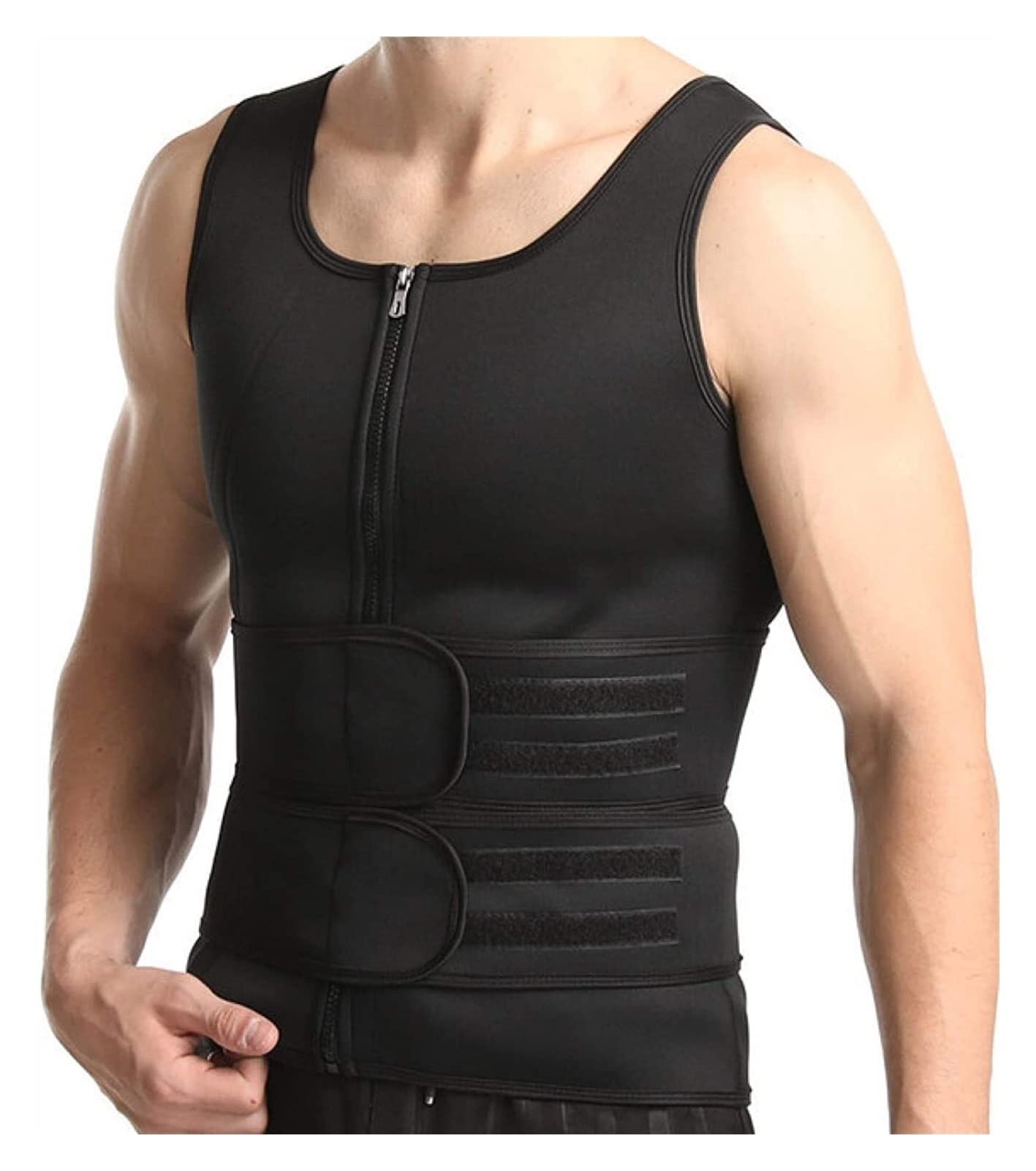 FAJA REDUCTORA MOLDEADOR HOMBRE BARRIGA FITNESS RONDON - 8