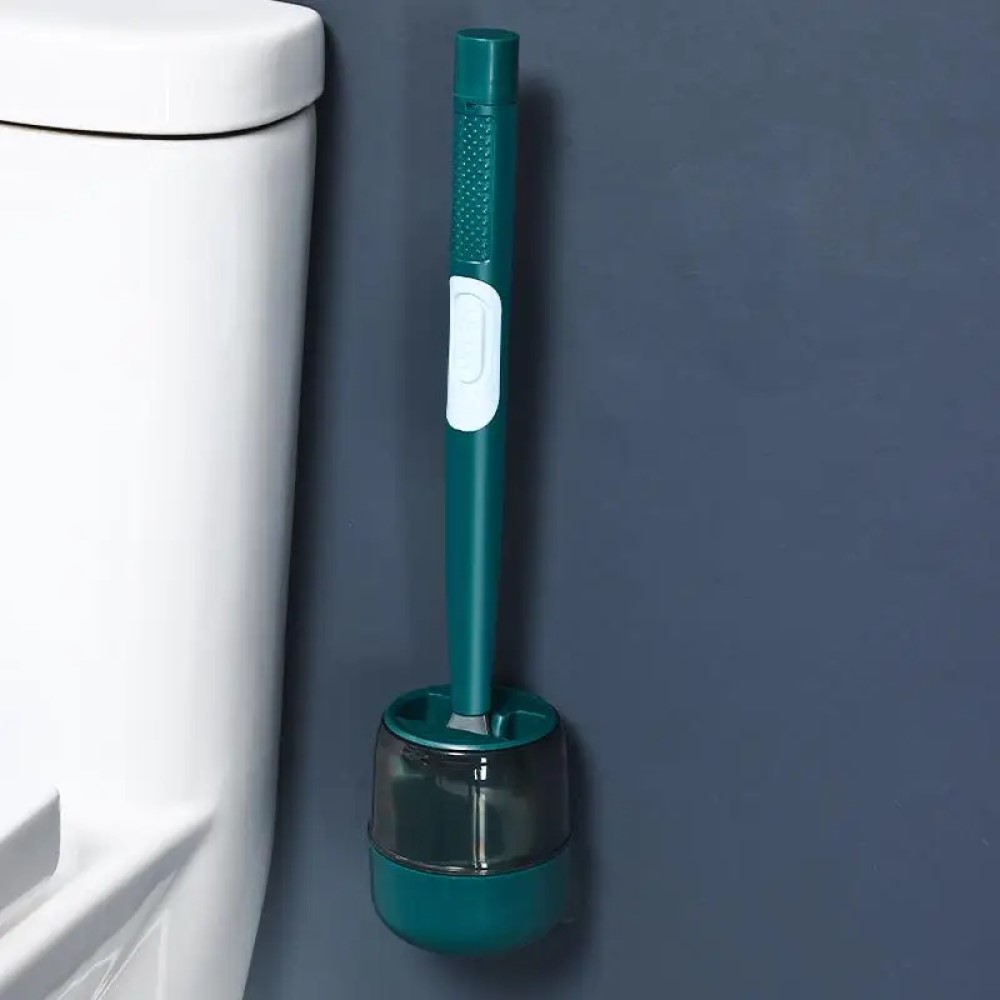 CEPILLO LIMPIADOR BAÑO WC SANITARIA DISPENSADOR JABÓN RONDON - 3