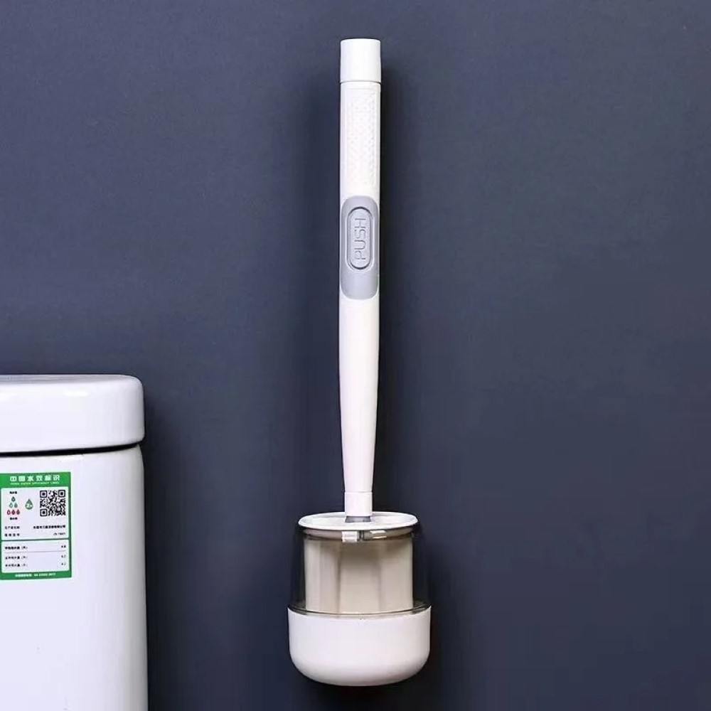 CEPILLO LIMPIADOR BAÑO WC SANITARIA DISPENSADOR JABÓN RONDON - 6