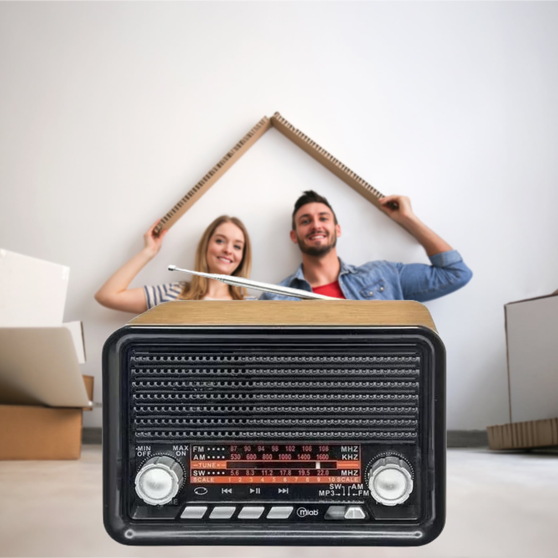 PARLANTE PORTATIL BLUETOOTH RADIO MUSICA OFICINA RONDON - 5