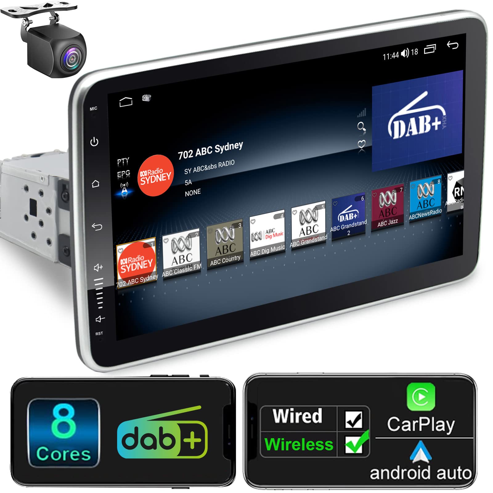 RADIO COCHE BLUETOOTH PANTALLA EXTRAIBLE ANDROID RONDON - 4