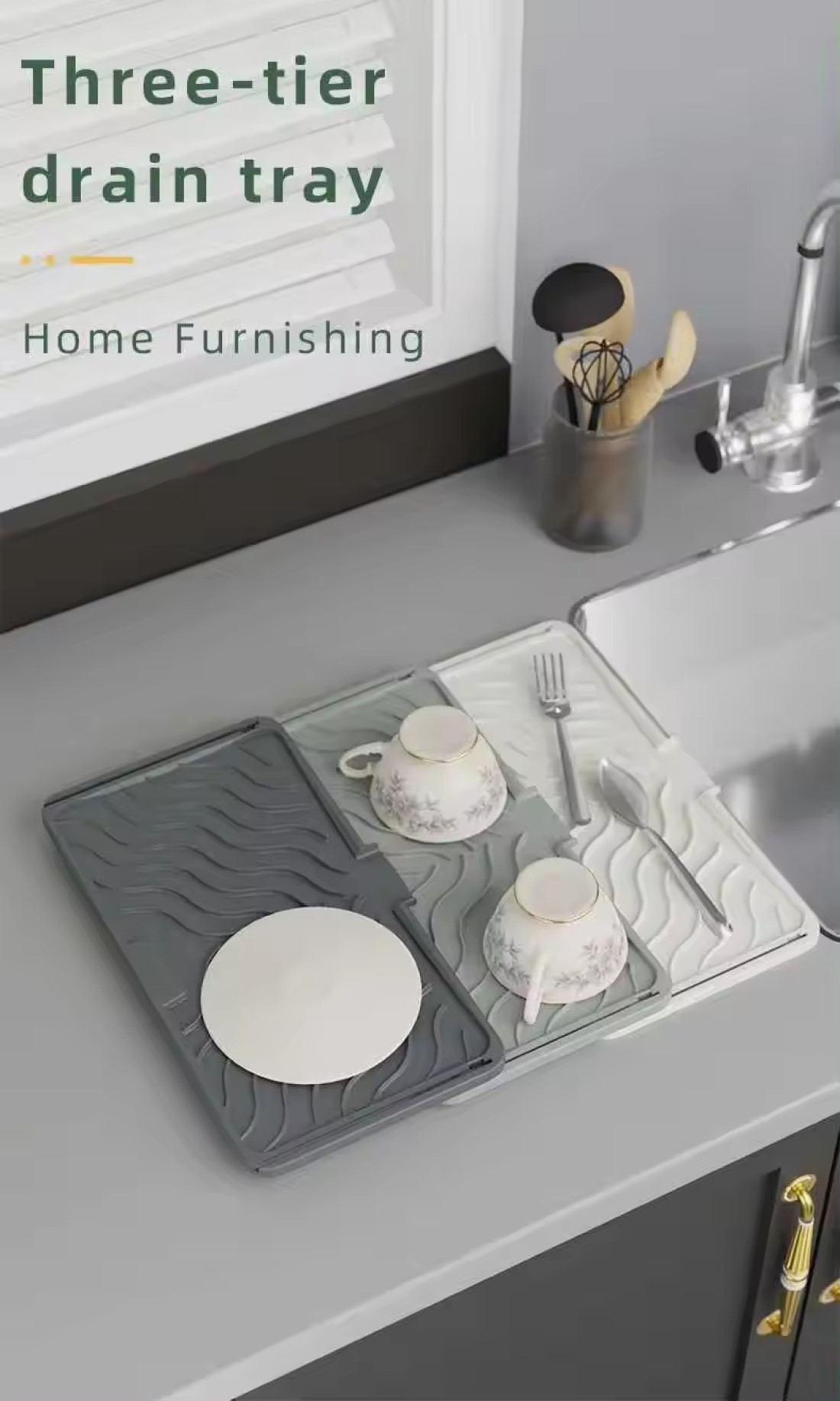 ESCURRIDOR EXTENSIBLE FREGADERO LOZA SECO COCINA RONDON - 9