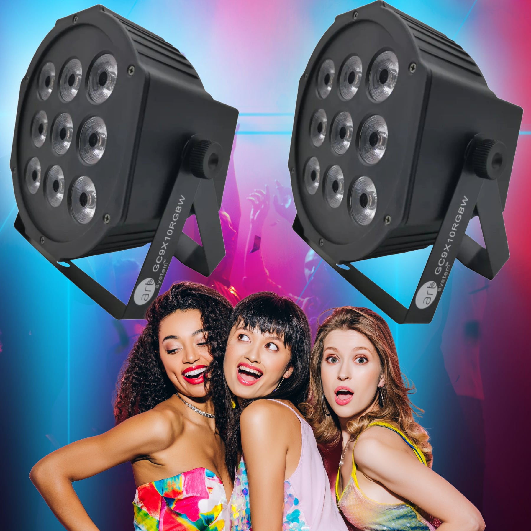 LUCES LED DISCOTECA DJ FIESTA PARTY CALIDAD PROYECTOR RONDON - 5