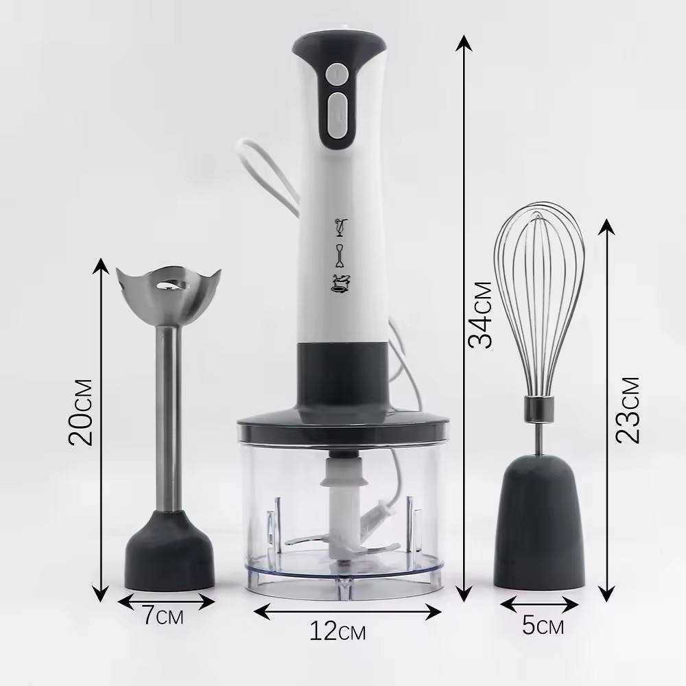 BATIDORA MANUAL MULTIFUNCIONAL VELOCIDADES COCINA RONDON - 5