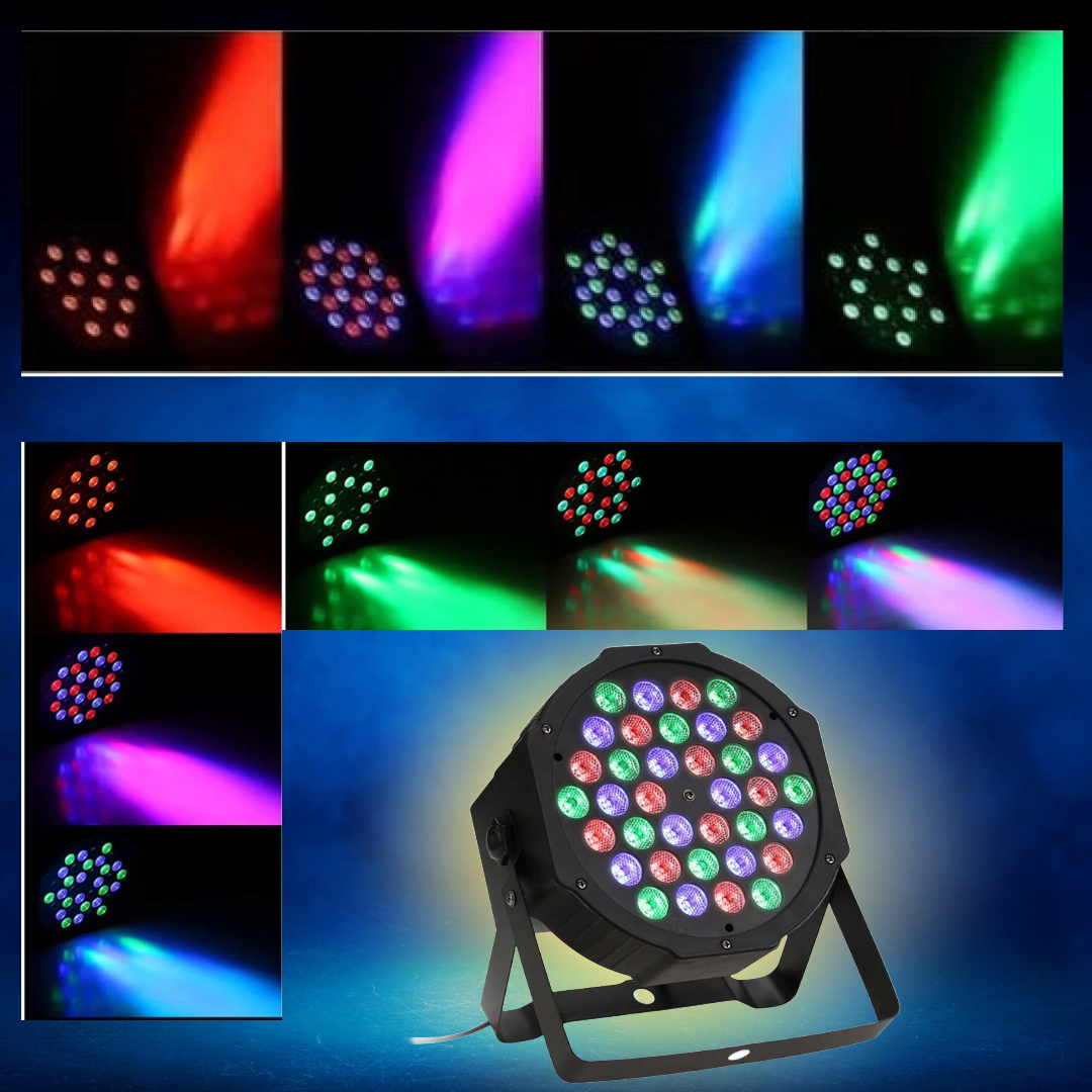 LUCES ESCENARIO LED RGB EFECTO ILUMINACIÓN DJ DISCO RONDON - 4