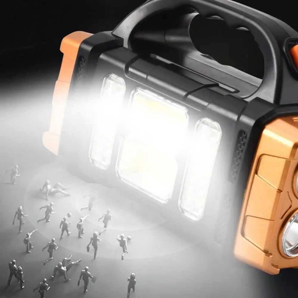 LINTERNA LED SUPERBRILLANTE LUZ DUAL RECARGABLE RONDON - 8