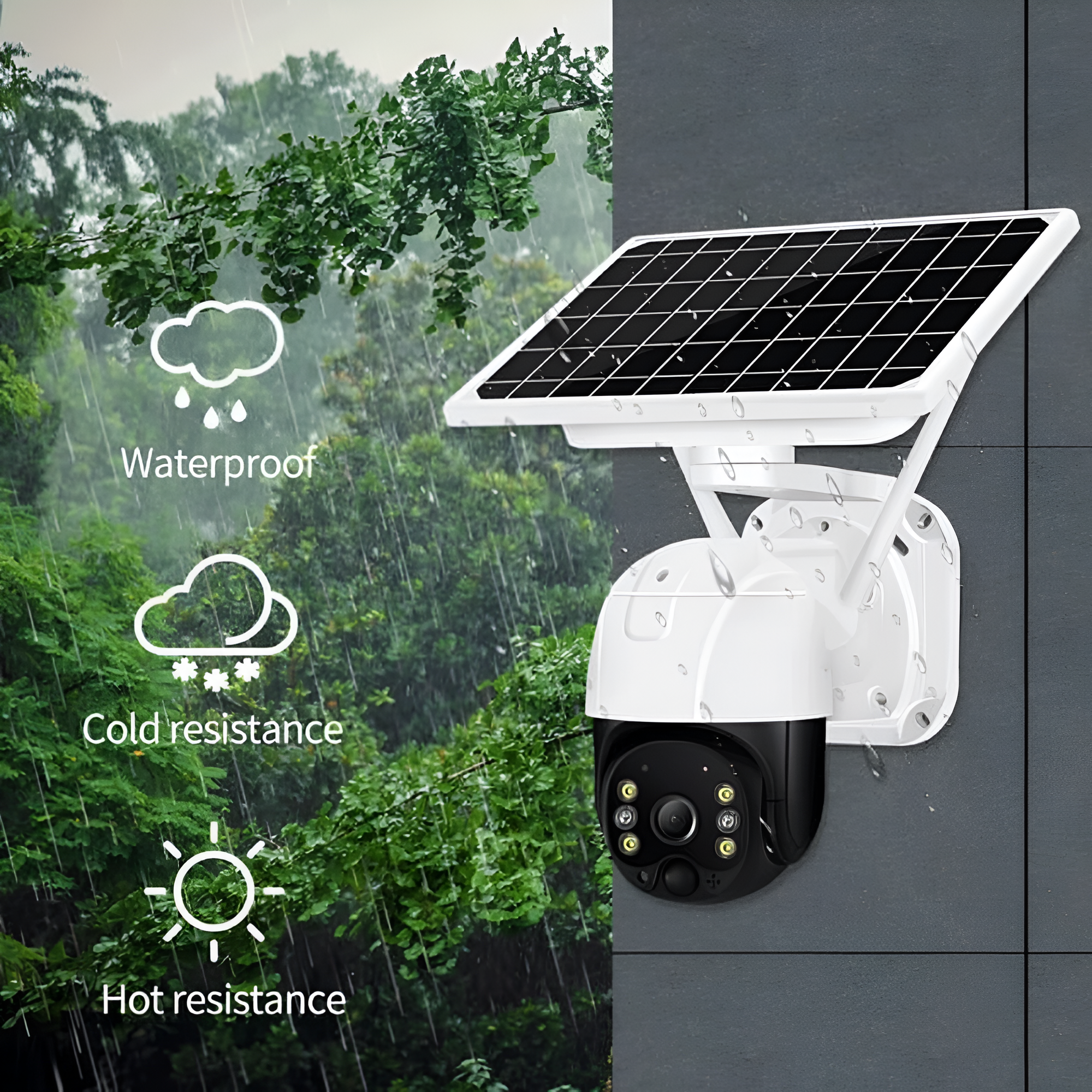 CAMARA VIGILANCIA SEGURIDAD HOGAR WIFI EXTERIORES RONDON - 5