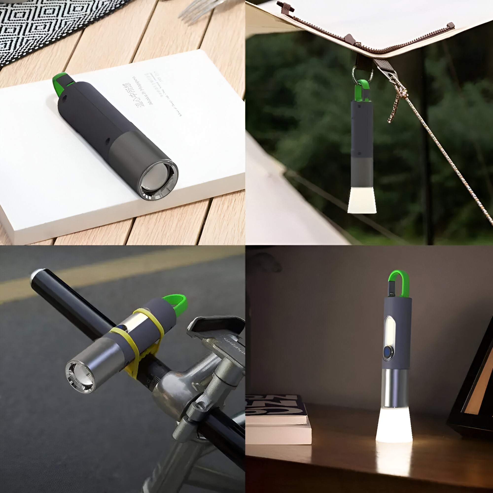 LINTERNA EXTERIOR LÁSER TÁCTICA RECARGABLE LED LUZ RONDON - 9
