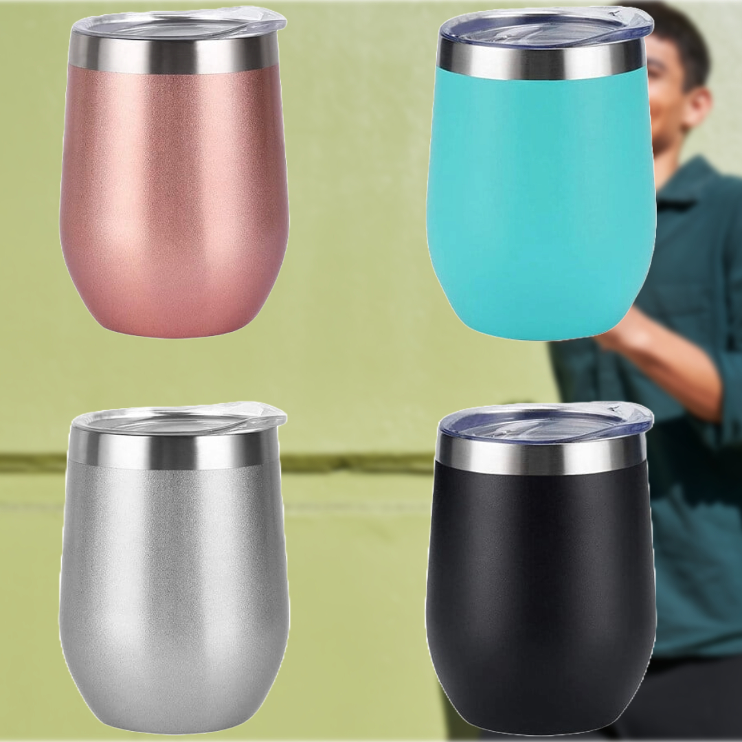 TERMO CAFE BEBIDAS AISLADO AL VACIO DOBLE PARED RONDON - 1