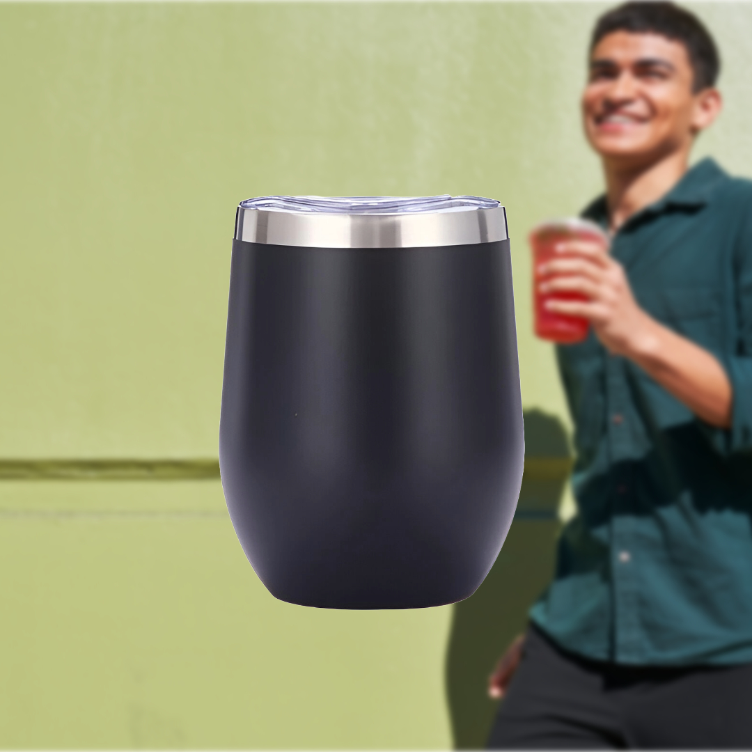 TERMO CAFE BEBIDAS AISLADO AL VACIO DOBLE PARED RONDON - 2