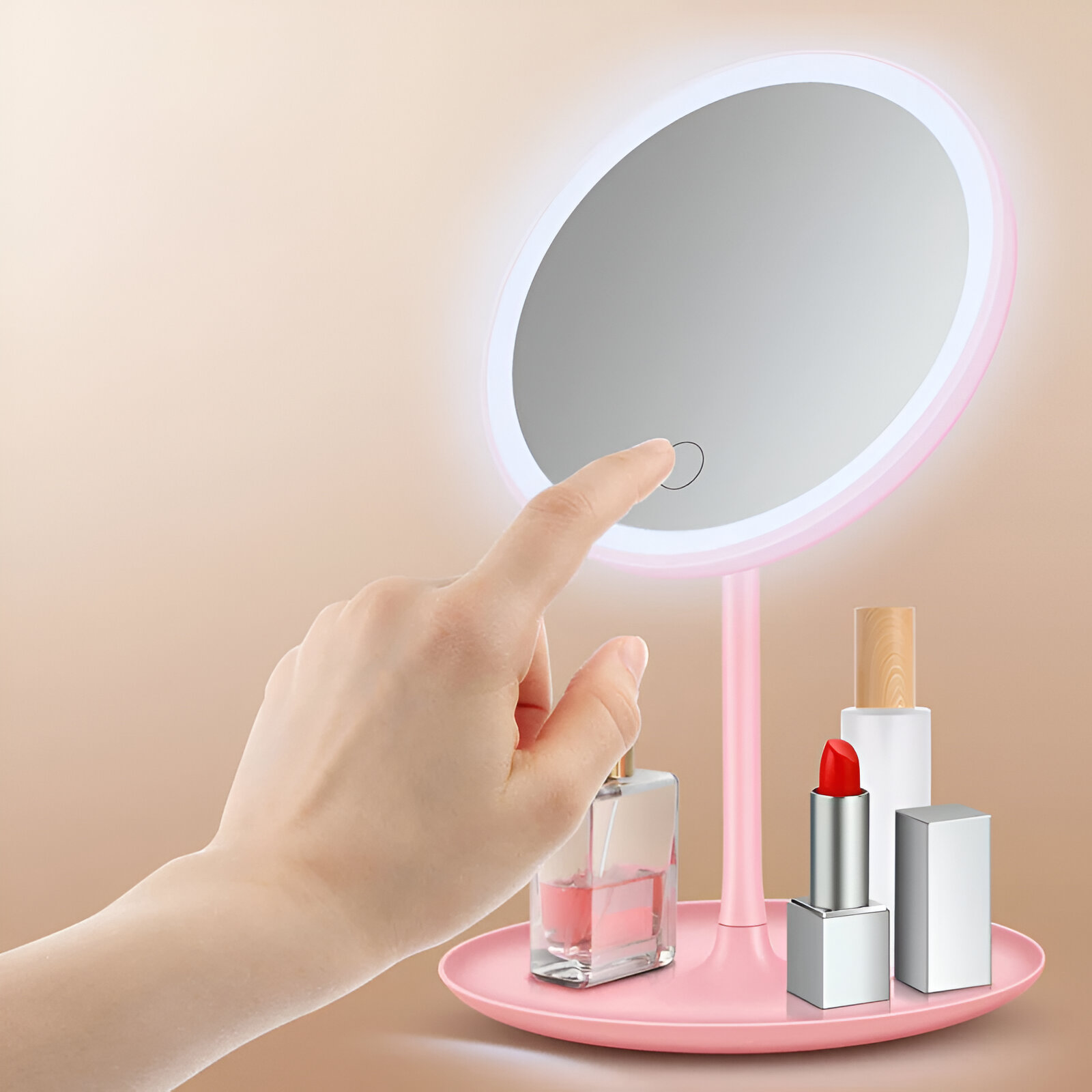ESPEJO MAQUILLAJE LED ILUMINACION MUJER ESPEJO RONDON - 5