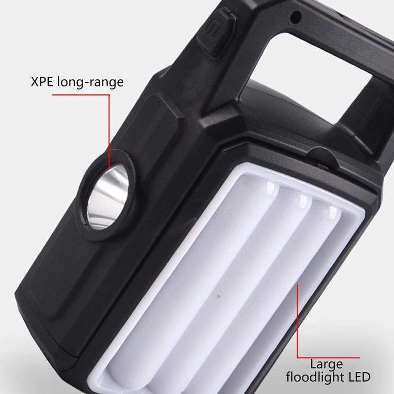 LINTERNA ACAMPAR SOLAR 4 MODOS EXTERIOR RECARGABLE RONDON - 1