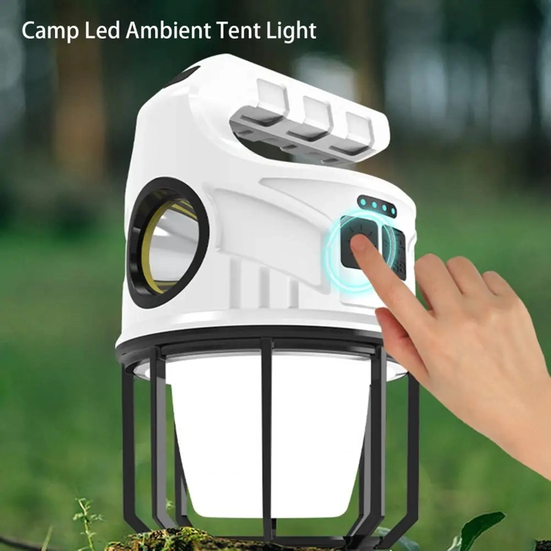 LINTERNA IMPERMEABLE FARO DELANTERO USB RECARGABLE RONDON - 1